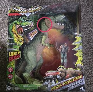 Jurassic Clash Mega Monster Dinosaur Toy